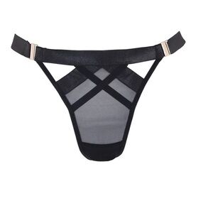 NWT Bluebella Black Sawyer Thong XL